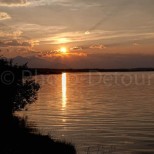 Coucher de soleil sur le lac Payne - Waterton Lakes - Alberta - Canada